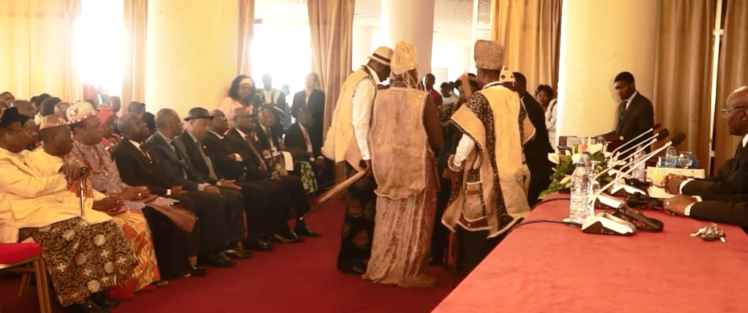 CIC 2015 : Banquet Royal du Conseil Panafricain des Autorités Traditionnelles et Coutumières d’Afrique.